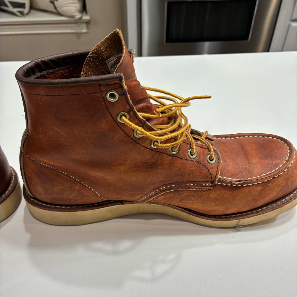 Red Wing Men's Heritage Moc Lug leather boots in Men’s size 12. - Picture 4 of 12